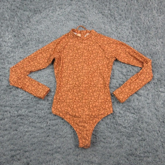 Rhythm. Swimsuit Womens Small Brown Nazare Paisley Long Sleeve 1 Piece Surf NWT - Picture 14 of 16